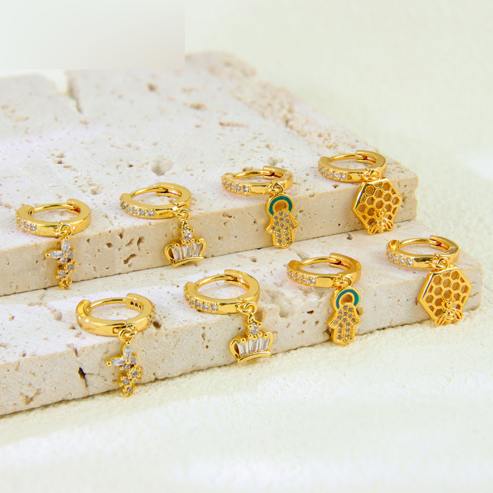 Celestial Heart Earrings view 5