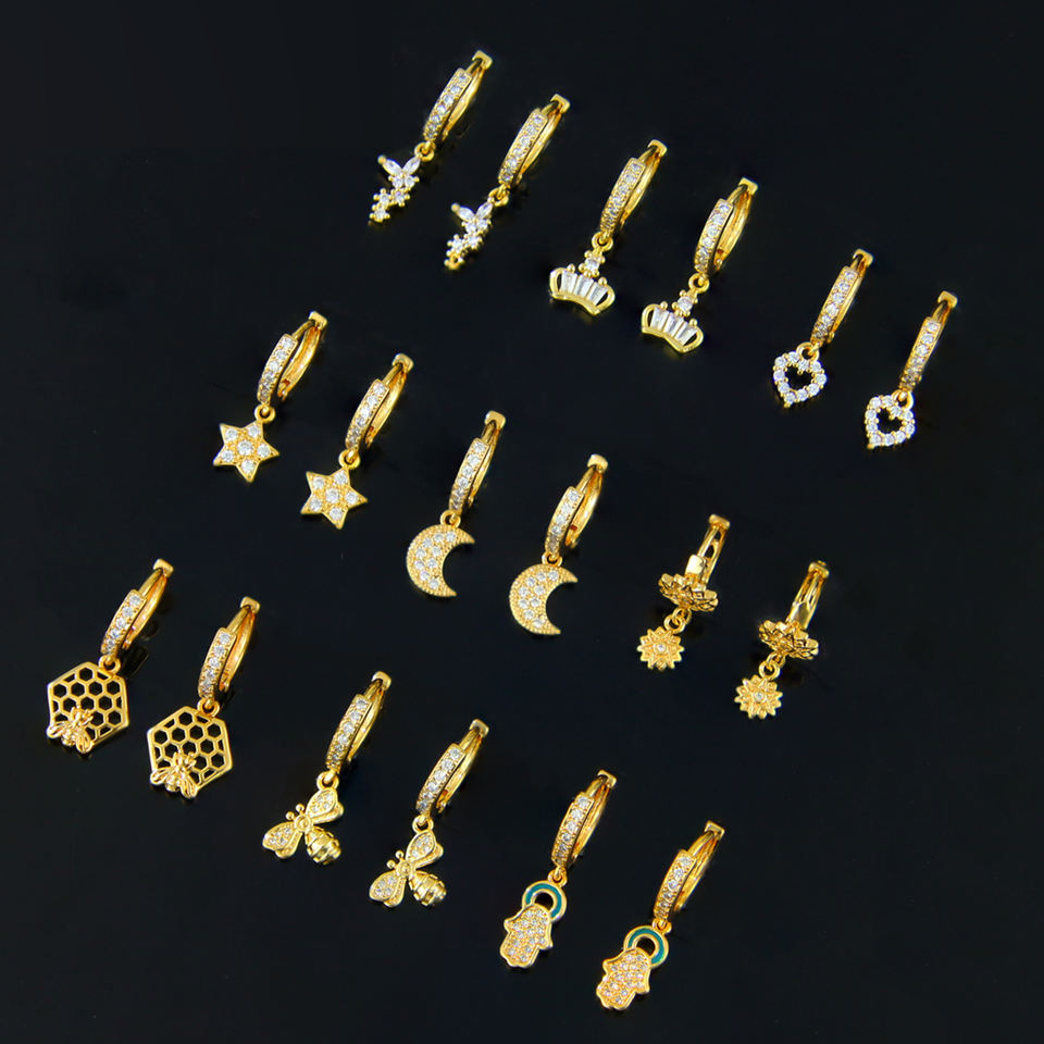 Celestial Heart Earrings view 6