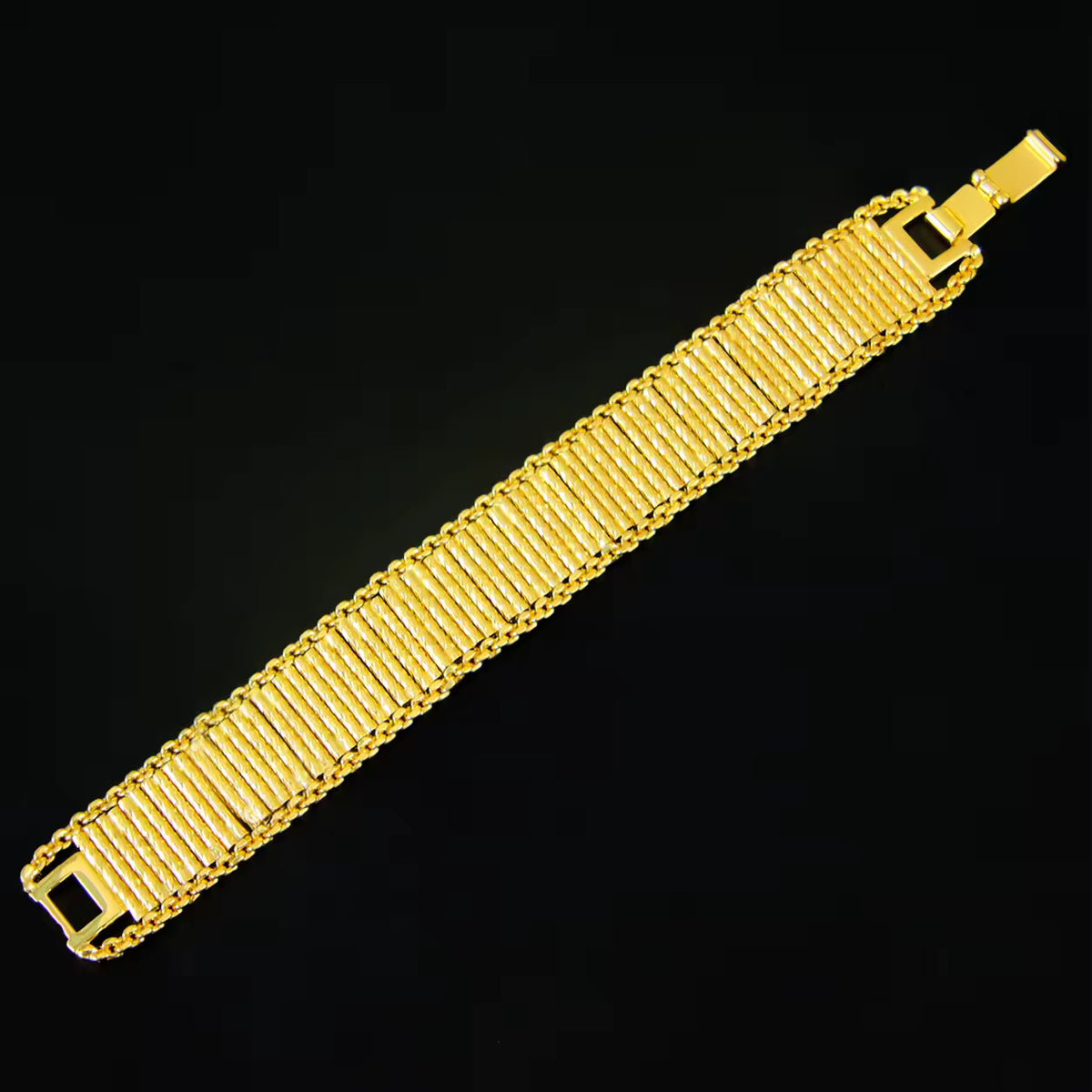 Geometric Wide Bracelet