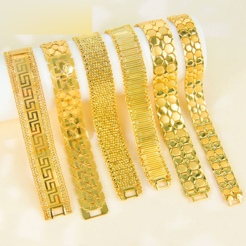 Geometric Wide Bracelet — view 5