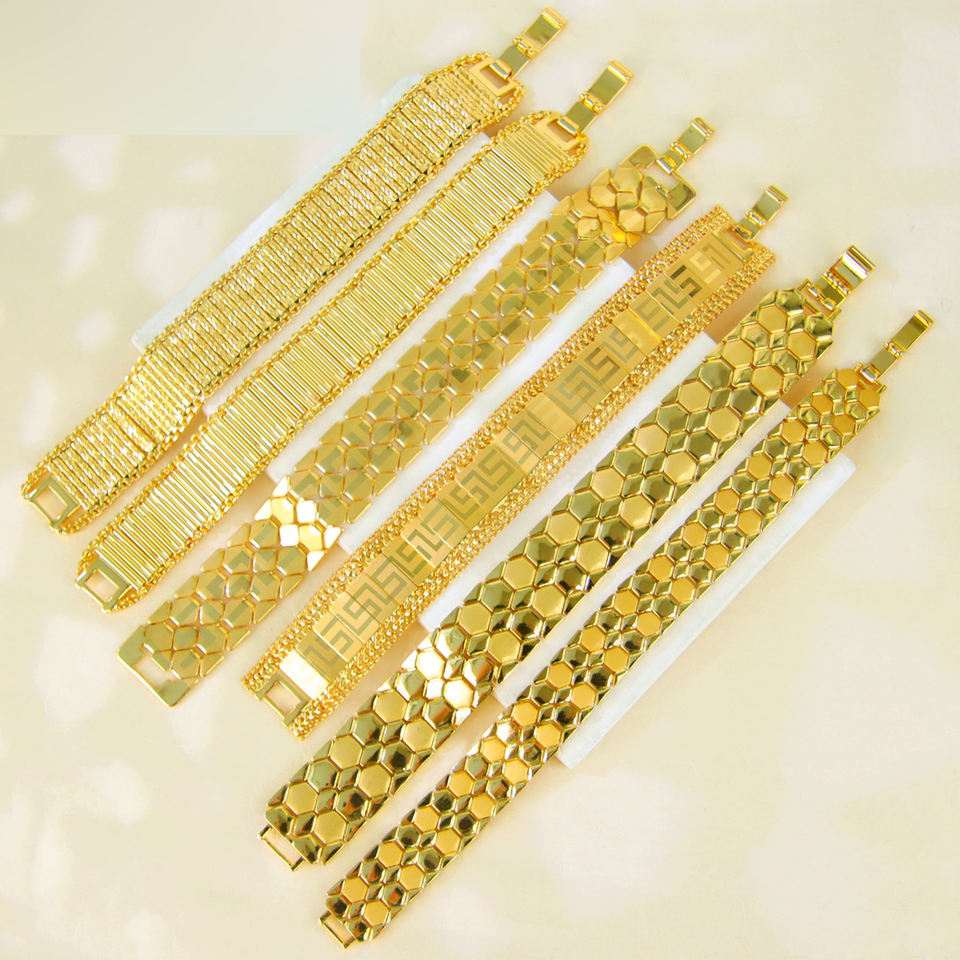 Geometric Wide Bracelet — view 6