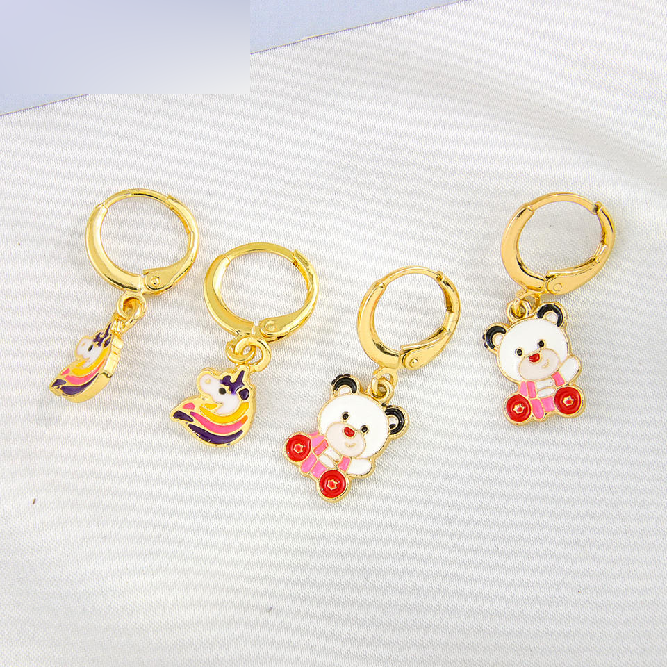 Horse & Heart Huggie Earrings view 3