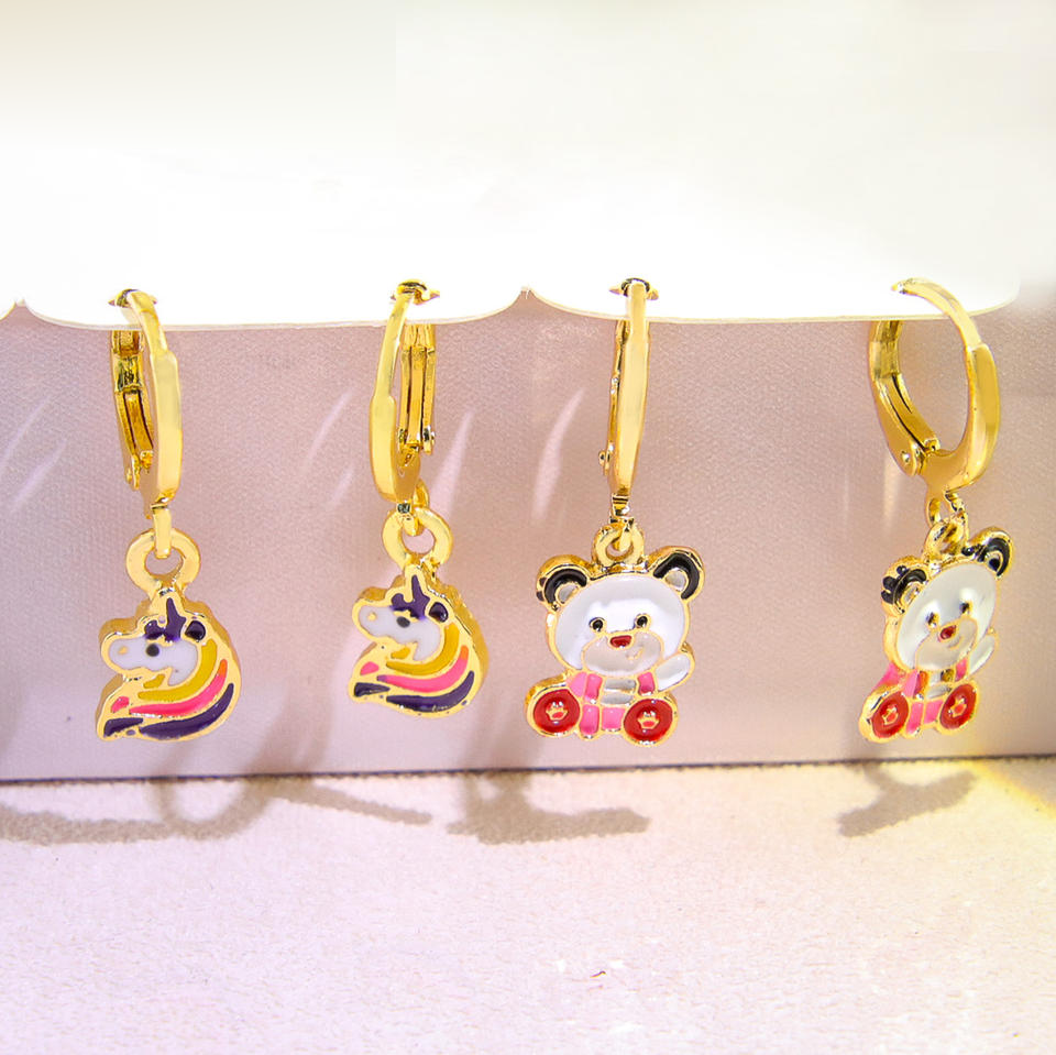 Horse & Heart Huggie Earrings view 5