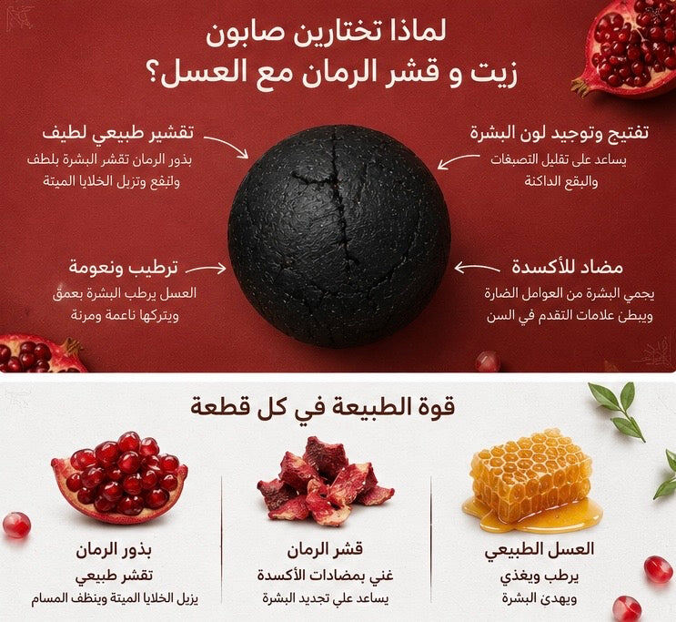 Pomegranate Seeds & Peels Soap with Honey product image 2