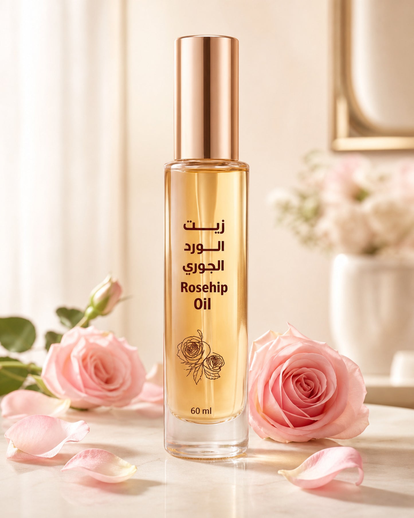 Rosehip Oil bottle