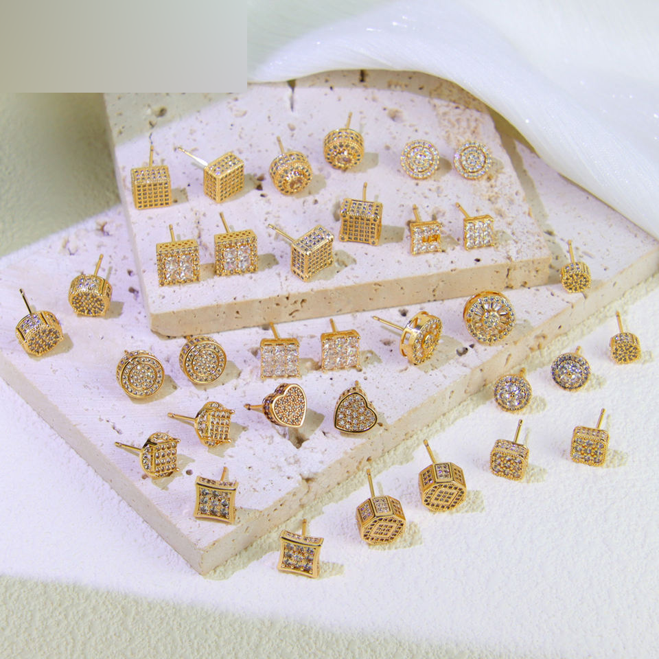 Zircon Stud Earrings