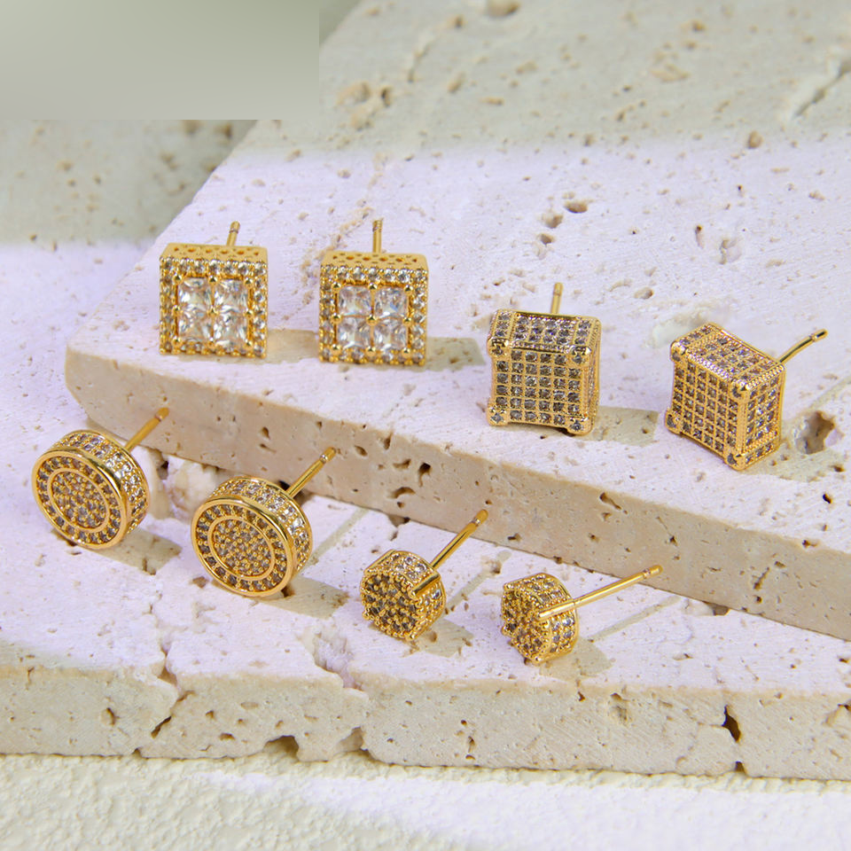 Zircon Stud Earrings view 3